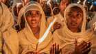 Ethiopians gather for Orthodox Christmas Eve candlelight ceremony